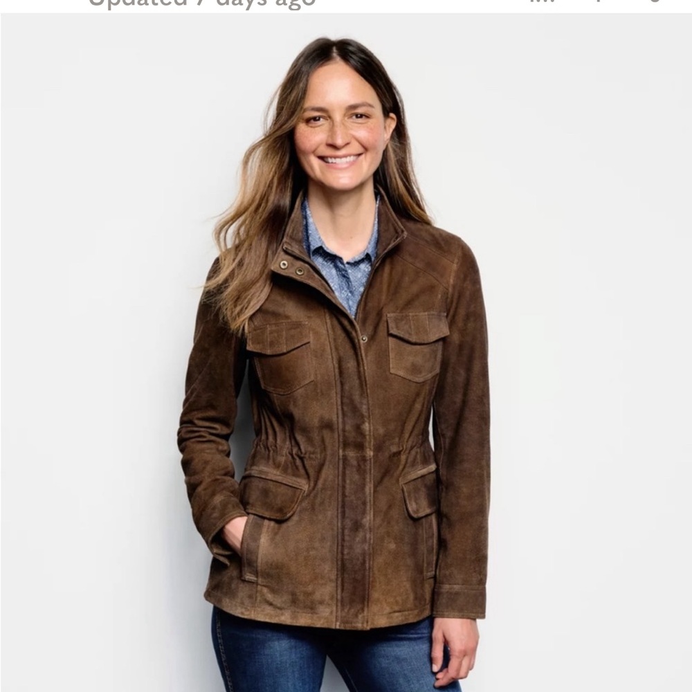 Orvis Women’s suede Black Hills Range jacket